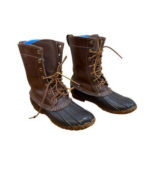 L.L. Bean Boots Original Maine Hunting Shoe Vintage 1980s Women's  6